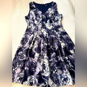 Fit and flare scuba dress